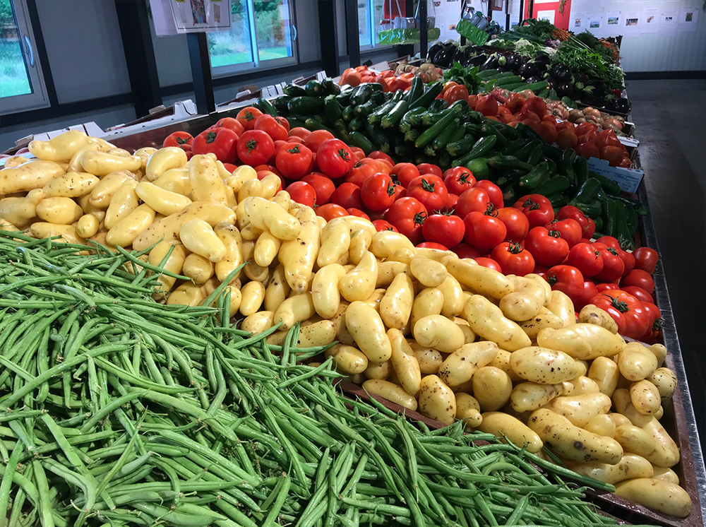 Banc légumes